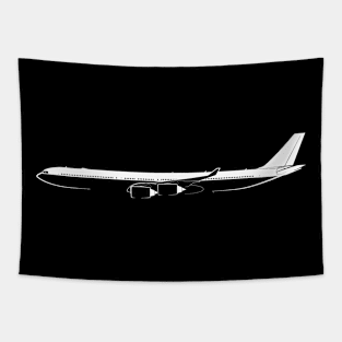 A340-600 Silhouette Tapestry