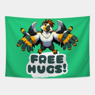 Free Hugs From an Avian Anthro Griffin Tapestry