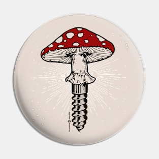 Mushcrewm Mushroom screw Pin