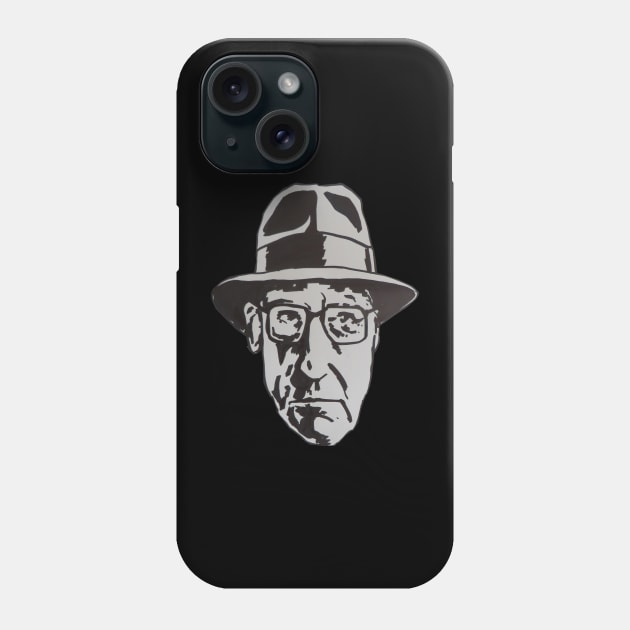 William S.Burroughs (1st version) Phone Case by AndersHoberg