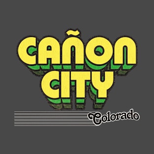 Cañon City, Colorado | Retro Stripes T-Shirt