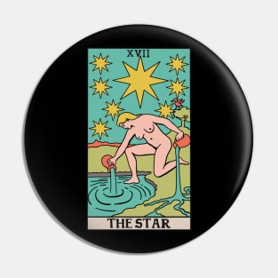 The Star Tarot Card - Witchy Magic Pin