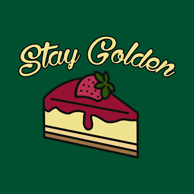 Golden Girls Inspired Stay Golden Cheesecake Dessert by charlescheshire