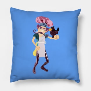 Purple Pie Man Pillow