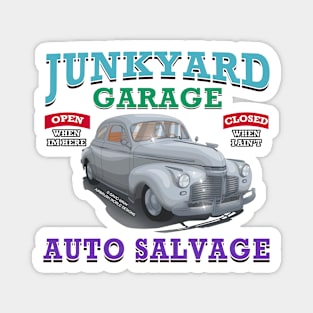 Junkyard Garage Classic Car Hot Rod Novelty Gift Magnet