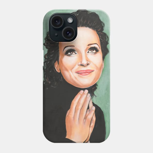 Juliette Binoche Phone Case by Svetlana Pelin