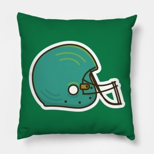 American Football Helmet Sticker vector illustration. Sport object icon concept. Rugby face helmet sticker design logo. Sports logo icon. Pillow