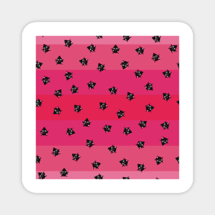 Fun Watermelon Seed Pattern Seamless Magnet