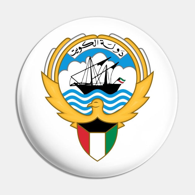 Kuwait Pin by Wickedcartoons