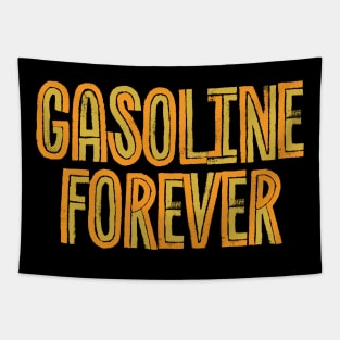 Gasoline Forever - retro fun Tapestry