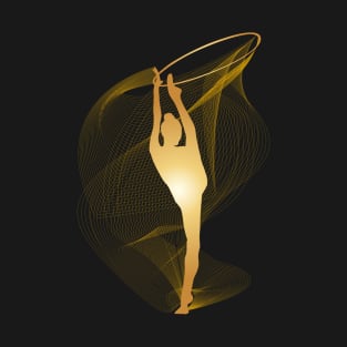 Rhythmic Gymnast with hoop T-Shirt