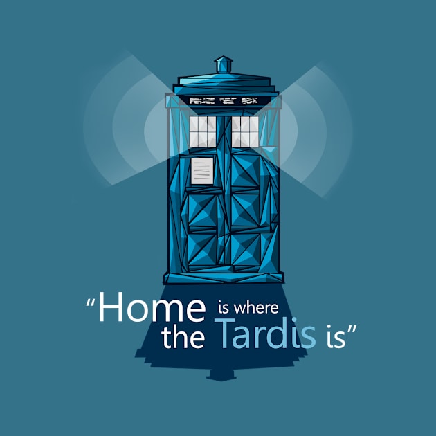 "Home is where the Tardis is" by AlexRoivas