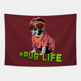 #Pug Life Tapestry