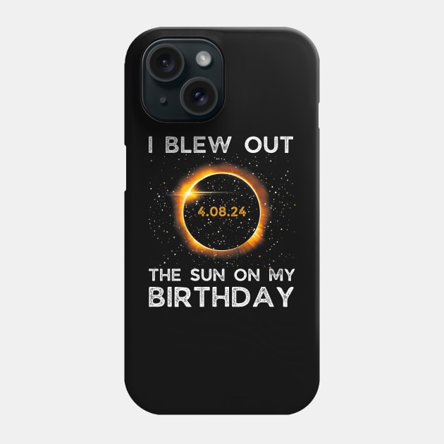 Birthday Solar Eclipse I blew out the sun on my birthday Phone Case by HBart