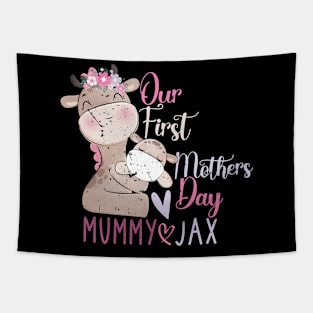 Our First Mothers Day Giraffe Tapestry