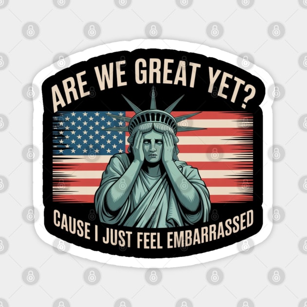 anti-trump Magnet by Creatifly Graphic Tees