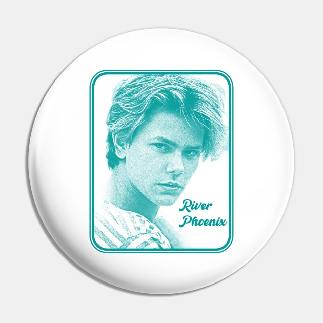 River Phoenix // 90s Aesthetic Design Pin by Knockbackhaunt