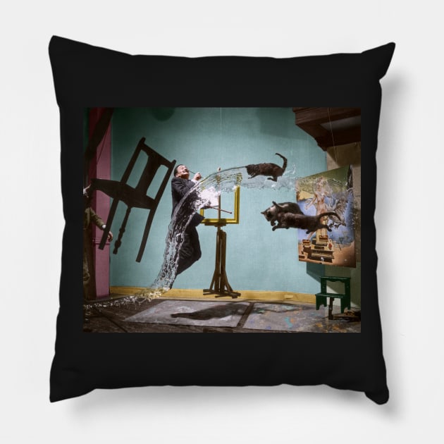 Flying Cats. Pillow by hton