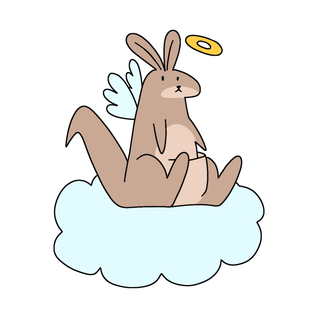 Angel Cloud Kangaroo by saradaboru