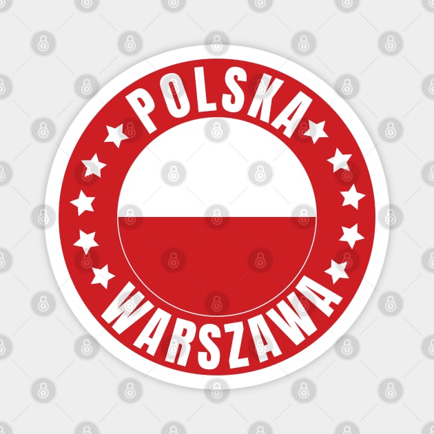 Warszawa Magnet by footballomatic