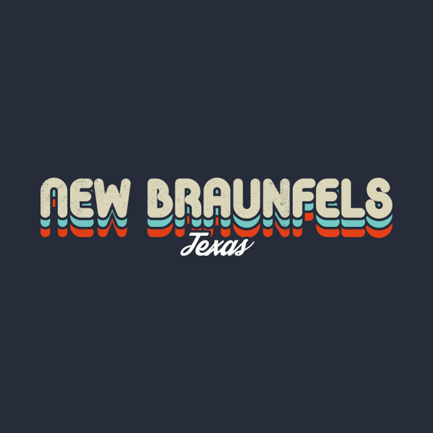 Retro New Braunfels Texas by rojakdesigns