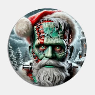 Frankenstein Santa Pin