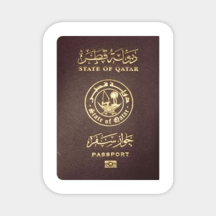 Qatar Passport Cover Magnet