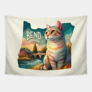 Purrfect Day in Bend Tapestry