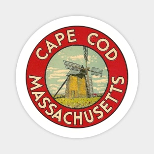 Cape Cod Massachusetts Vintage Magnet