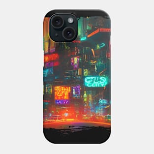 Japan Neon City Lights Phone Case