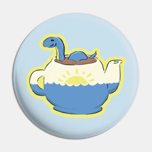 Nessie in a Teapot Pin