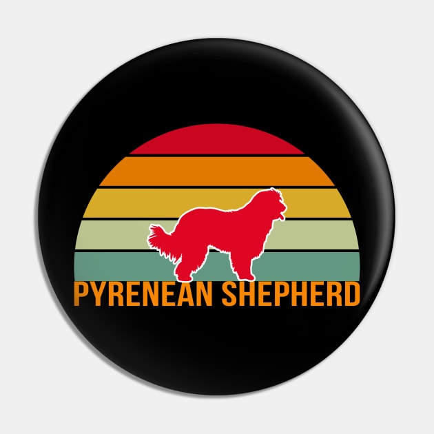 Pyrenean Shepherd Vintage Silhouette Pin by khoula252018