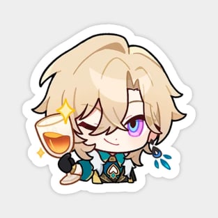 Honkai Star Rail Chibi Aventurine 4 Magnet