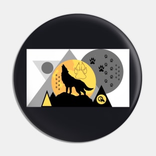 Wolf designed by CaligoViatoris Pin