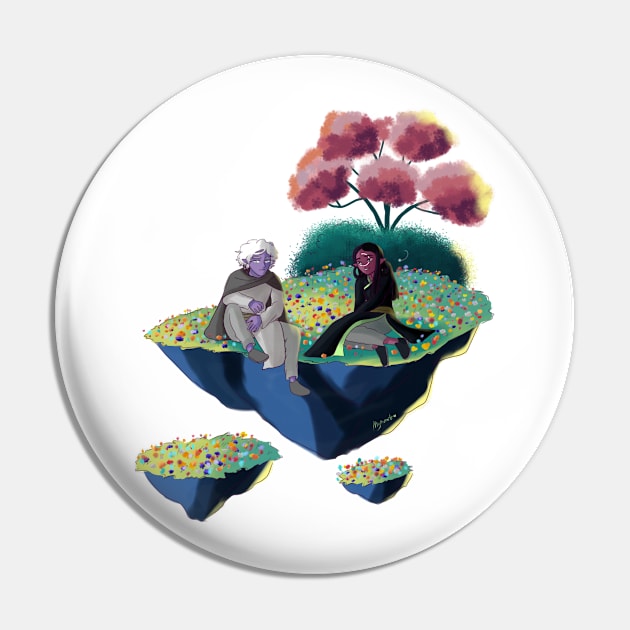 Beautiful art of floating land Pin by Mayarart