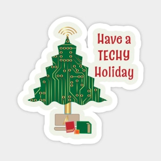 Techy Holiday Magnet