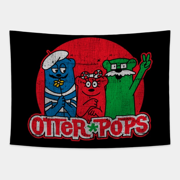 Vintage Otter Pops Tapestry by western.dudeooles