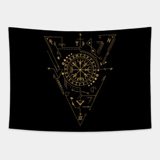 Vegvisir - The Viking Compass | Norse Pagan Symbol Tapestry