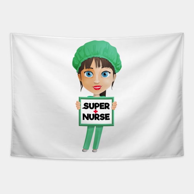 Super Nurse Tapestry by rjstyle7