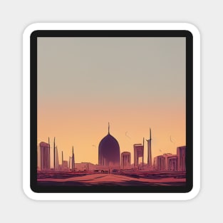 Riyadh | Comics Style Magnet