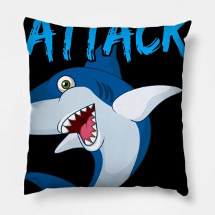 Shark Kids Ready To Attack Pre-k Boys Back To School Pillow