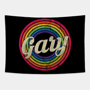 Gary - Retro Rainbow Faded-Style Tapestry