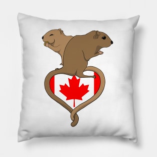 Gerbil Canada (light) Pillow