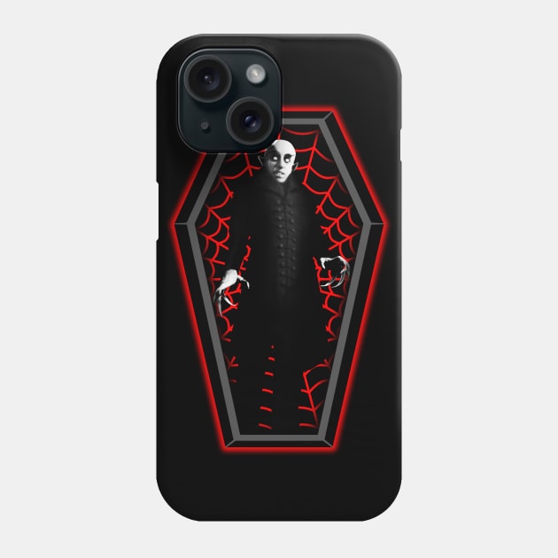 COFFIN MUGSHOT 4 (NOSFERATU) Phone Case by GardenOfNightmares