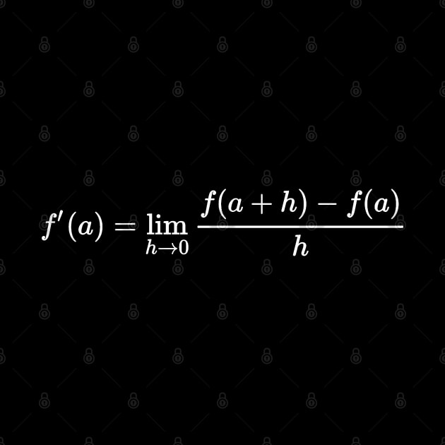 definition of the derivative, calculus basics dark version by NoetherSym