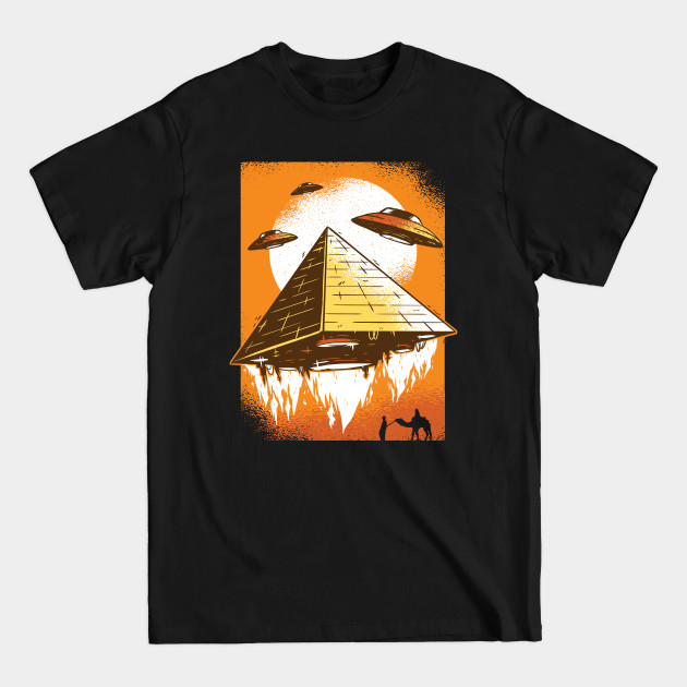 Discover Pryamid ufo - Sci Fi - T-Shirt