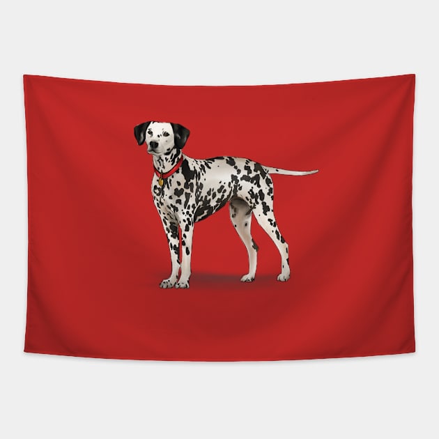 Dalmatian - Pongo Tapestry by cheekymare