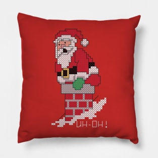 Ho Ho Ho Uh-Oh Santa Pillow