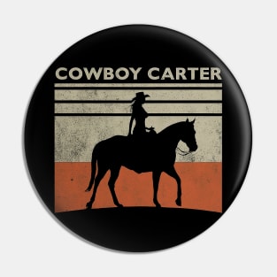 Lone Rider - Cowboy Carter Graphic Pin