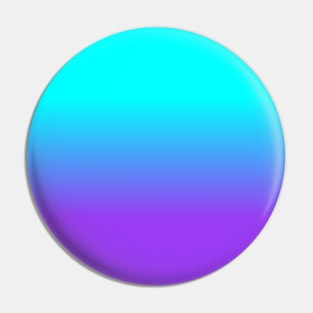 Purple Neon and Aqua Blue Ombre Shade Color Fade Pin